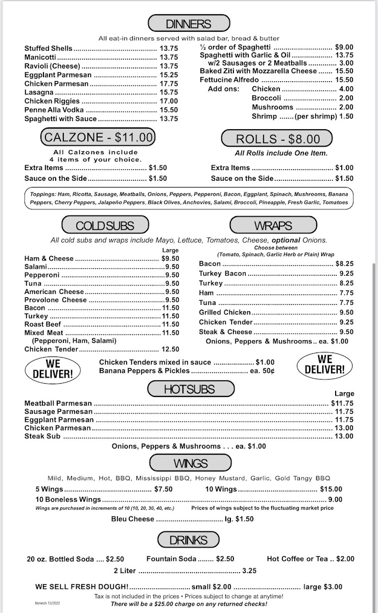 Magro's - Norwich Menu - Image 3
